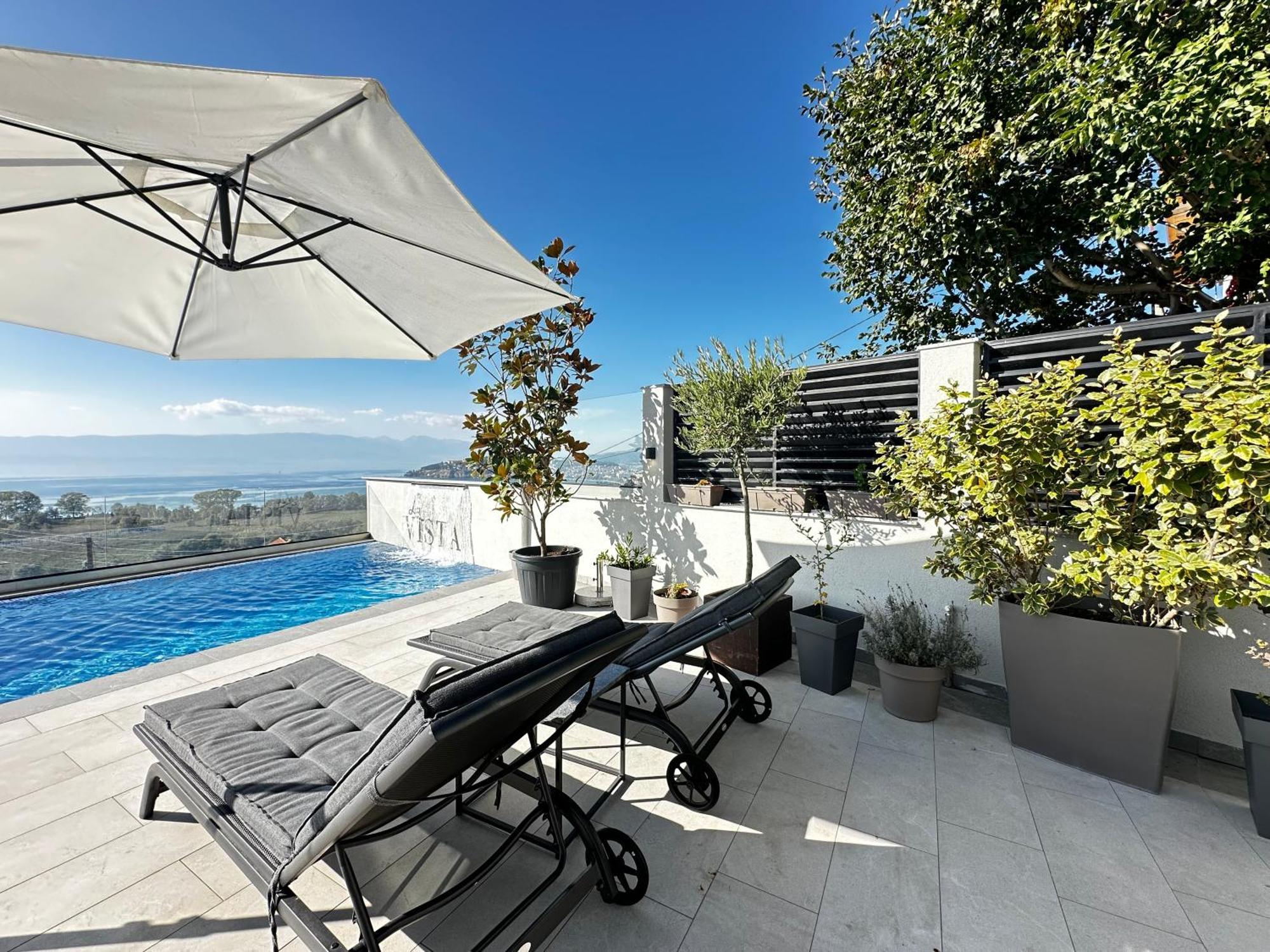 La Vista Luxury Villa Ohrida Exterior foto